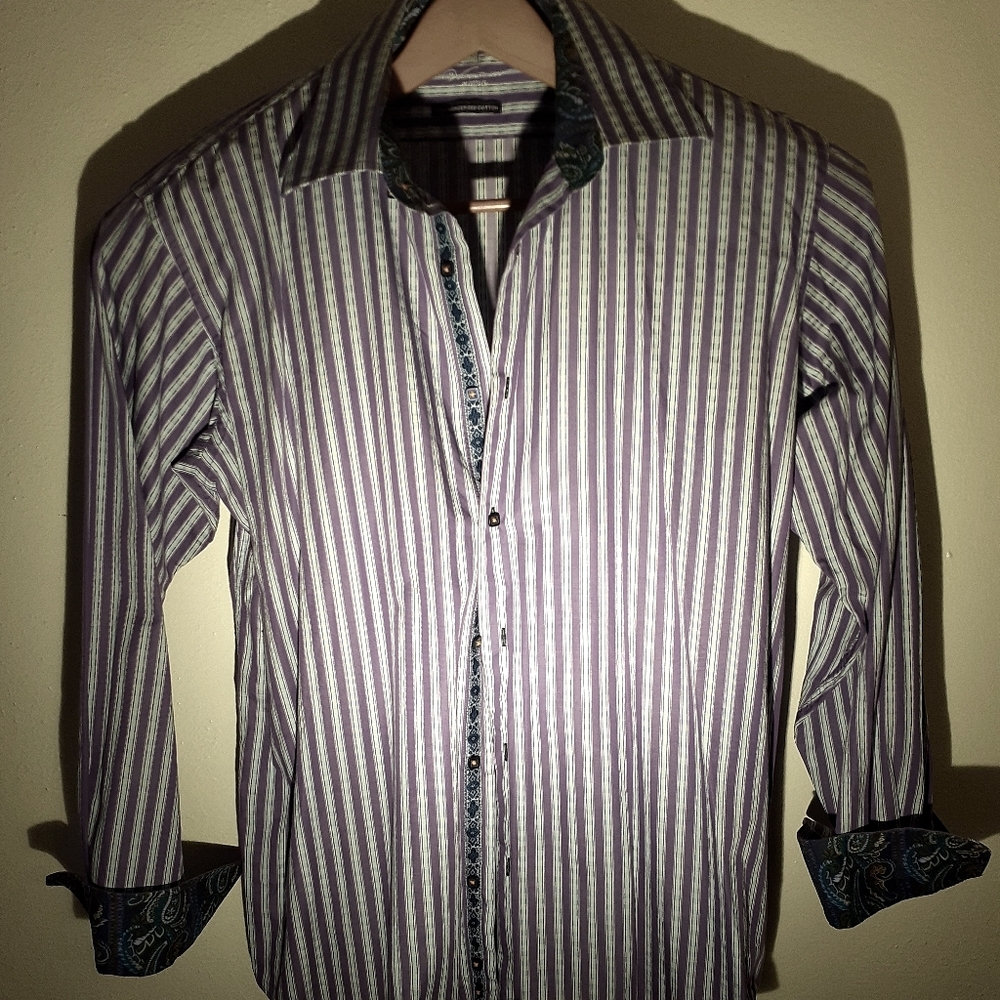 Viscanti Roma striped buttodown